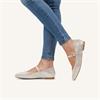 Caprice Alisa Low Strap Shimmer Pump - Light Gold